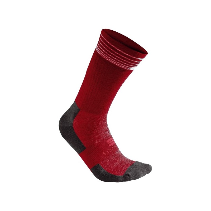 Sportful Merino Short Sokker mørk rød
